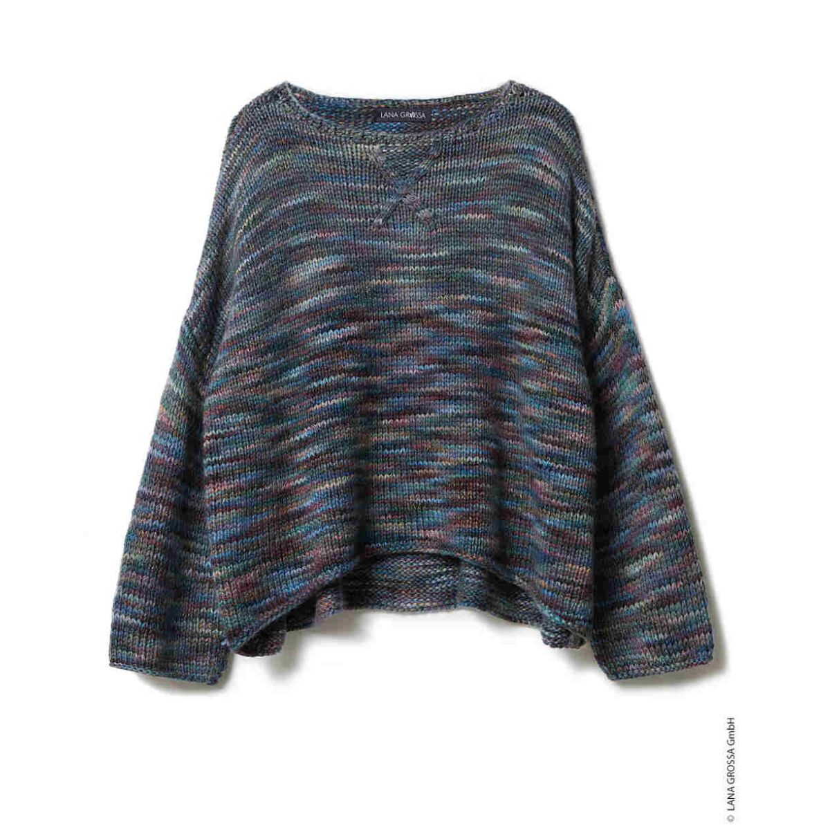 LANA GROSSA PULLOVER - Cool Merino Big Color / Modell-32...