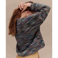 PULLOVER - Cool Merino Big Color / Modell-32