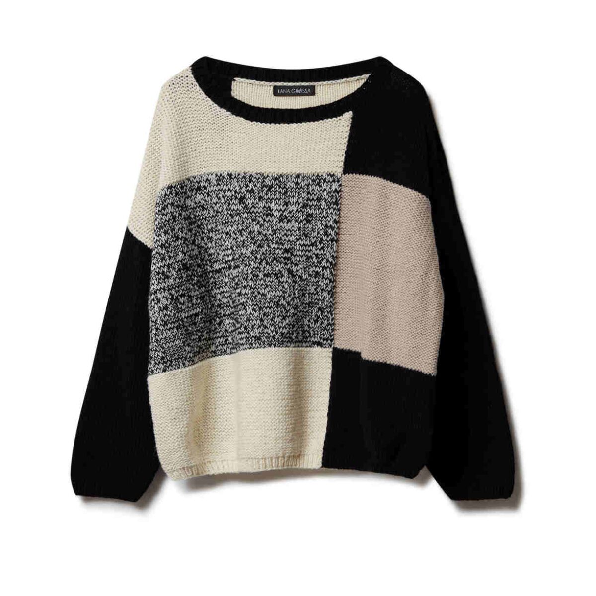 LANA GROSSA PULLOVER -  Cool Wool & Ecopuno /...