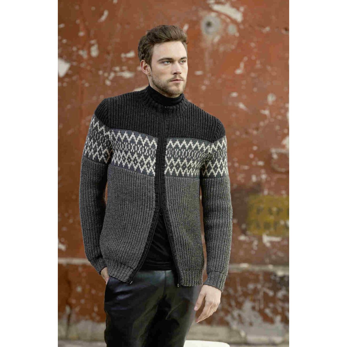 LANG YARNS Herrenjacke - MERINO 120 / Modell-12 LY.225001.12