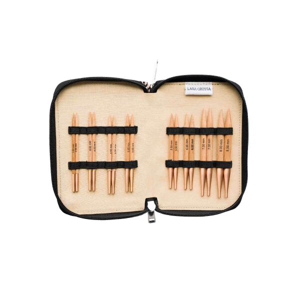 Rundstricknadel-Set Vario BUCHE kurz