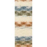 3038 - Blaugrau/Umbra/Nougat/Rosabeige/Natur